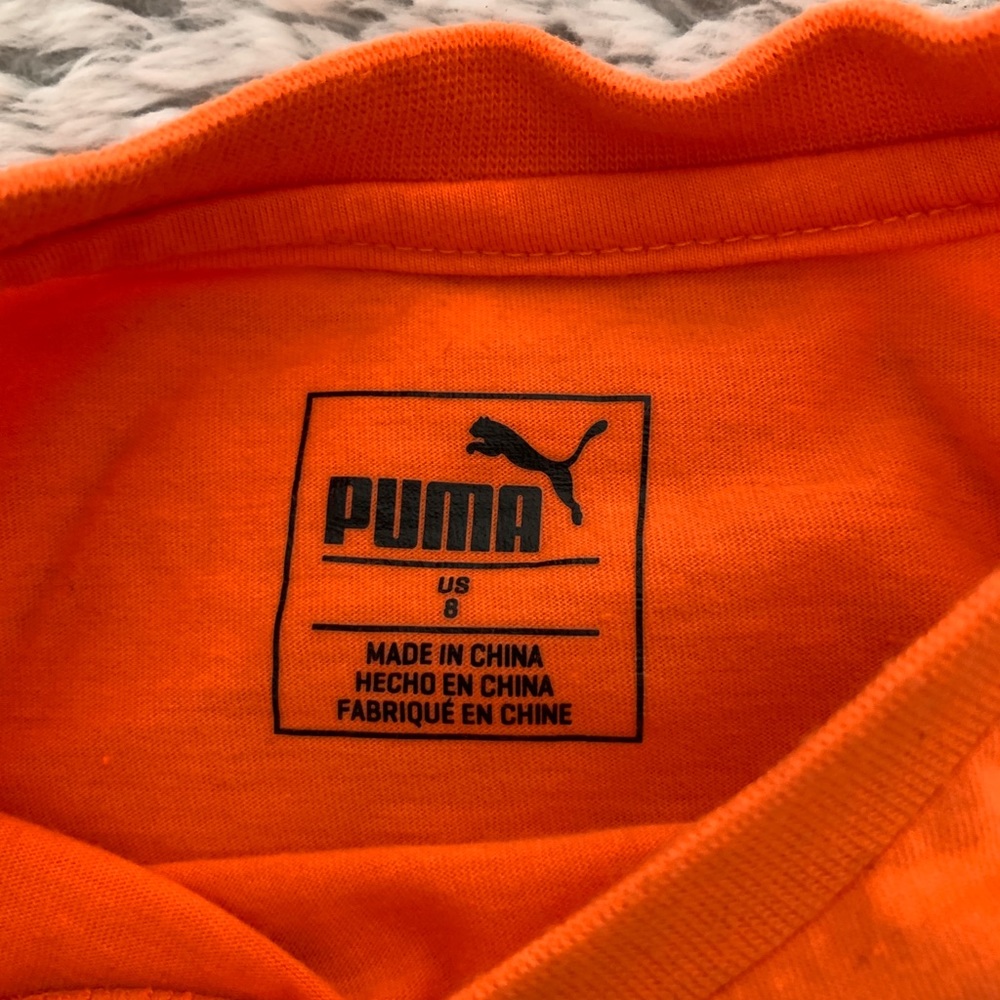 EUC Puma vest and tee set size 8 - Picture 4 of 9